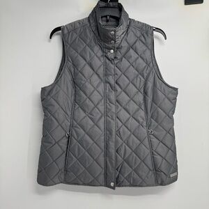Ariat Quilted Vest Women’s Size XXL  Western Cowgirl Equestrian Grey Houndstooth